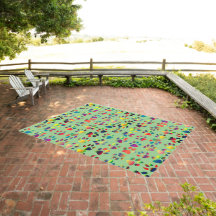 Colourful Paw Prints Animal