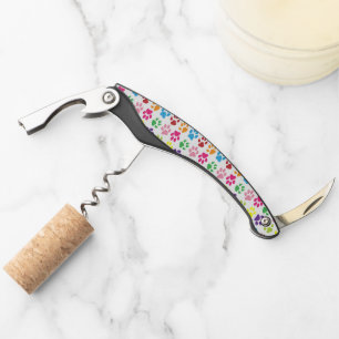 Colourful Paws, Dog Paws, Cat Paws Corkscrew