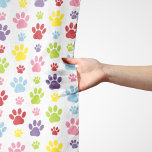Colourful Paws, Paw Pattern, Dog Paws, Paw Prints Scarf<br><div class="desc">Cute,  fun and adorable pattern with colourful paws. Modern and trendy gift,  perfect for the dog lover in your life.</div>