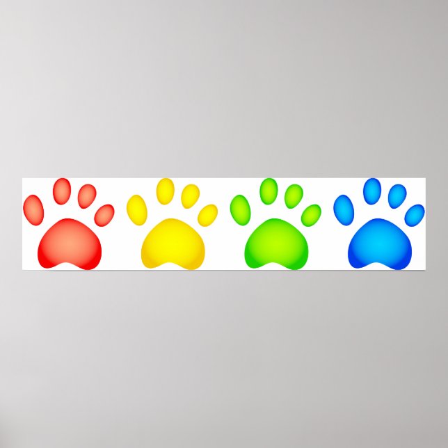 Colourful Paws Poster (Front)