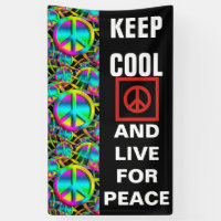Colourful PEACE seamless pattern + your ideas