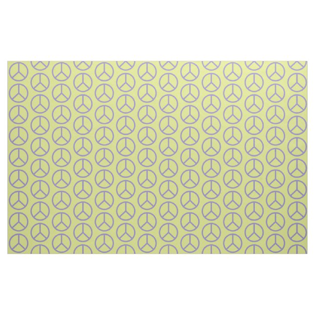 Colourful Peace Sign custom fabric (Yard)