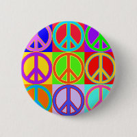 Colourful Peace Sign Design