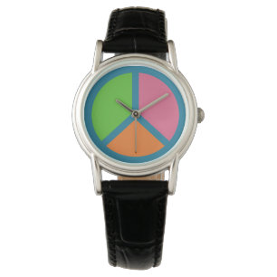 Colourful Peace Sign watches
