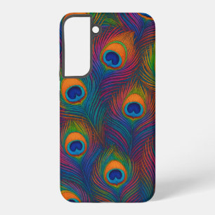 Colourful Peacock Feathers Samsung Galaxy Case