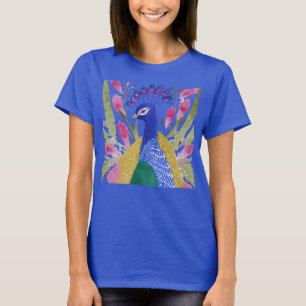 Colourful Peacock T-Shirt