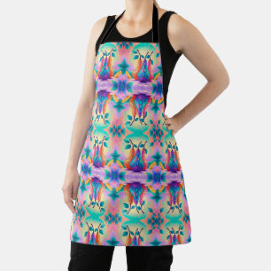 Colourful pear apron