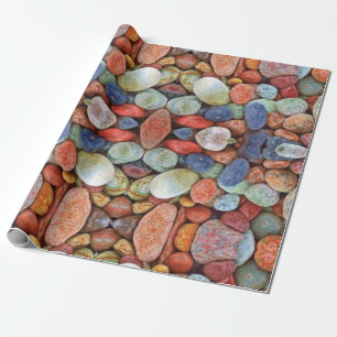 Colourful Pebble Rock Wrapping Paper