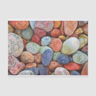 Colourful Pebble Stone Tissue Paper