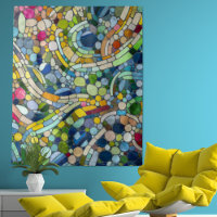 Colourful Pebbles Mosaic Art