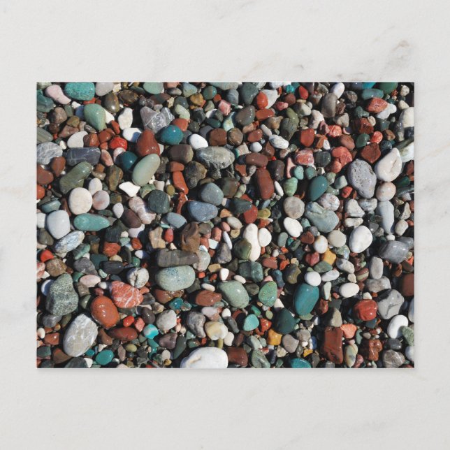 Colourful pebbles Postcard (Front)