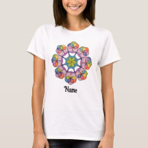 Colourful Pencil Drawn Geometric Mandala Customise