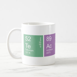 Colourful Periodic Table Science Teacher Coffee Mug