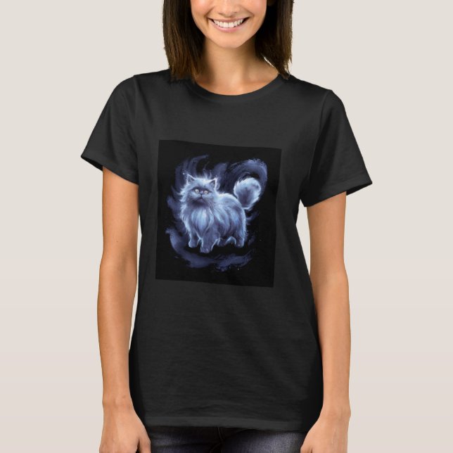 Colourful Persian cat T-Shirt (Front)