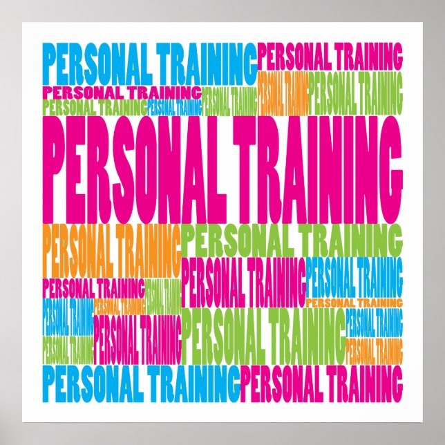 Colourful Personal Training Poster (Front)