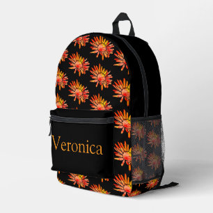 Colourful personalised backpack, kids cute printed backpack