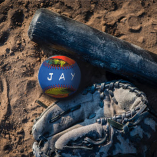Colourful personalised Baseball