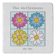 Colourful Personalised Floral 