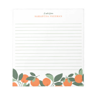 Colourful Personalised Rainbow Name Notepad 