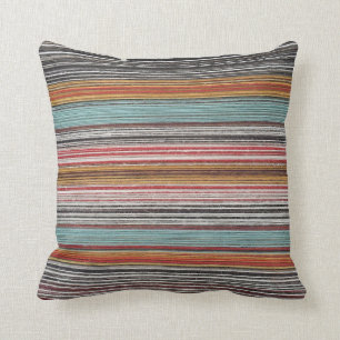 Colourful Peruvian Stripes Cushion