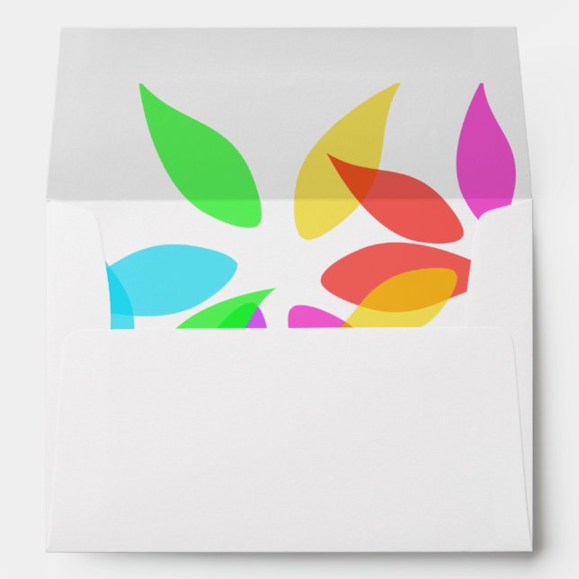 Colourful Petals Envelopes (Back (Bottom))