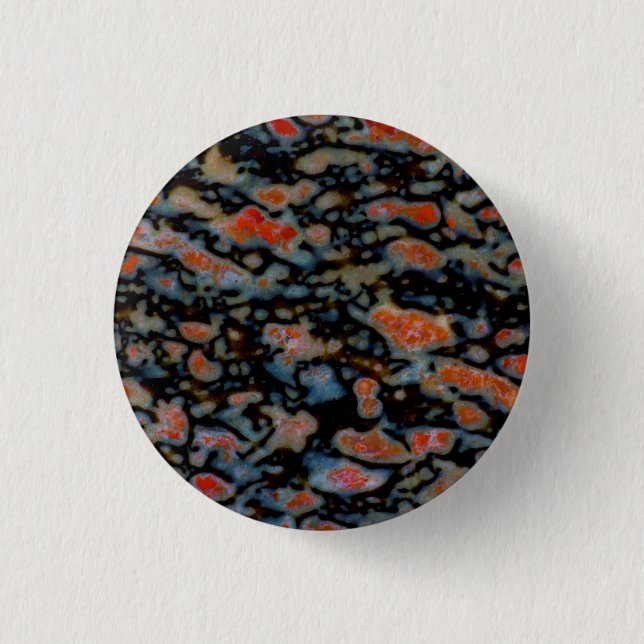 Colourful Petrified Dinosaur Bone 3 Cm Round Badge (Front)
