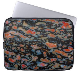 Colourful Petrified Dinosaur Bone Laptop Sleeve