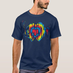 Colourful Phishjam, Tiedye Tee For Fisherman, Fish