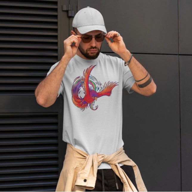 Colourful Phoenix  T-Shirt (Creator Uploaded)