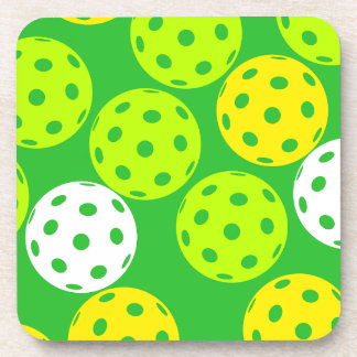Colourful Pickleball Coaster Set