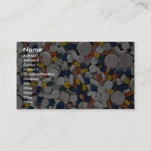 Colourful Pills Business Card