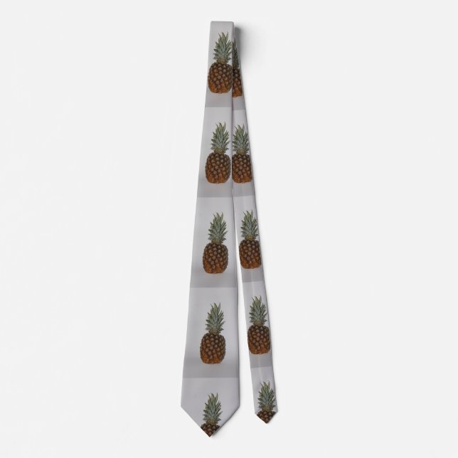 Colourful Pineapple Closeup TIE (Front)