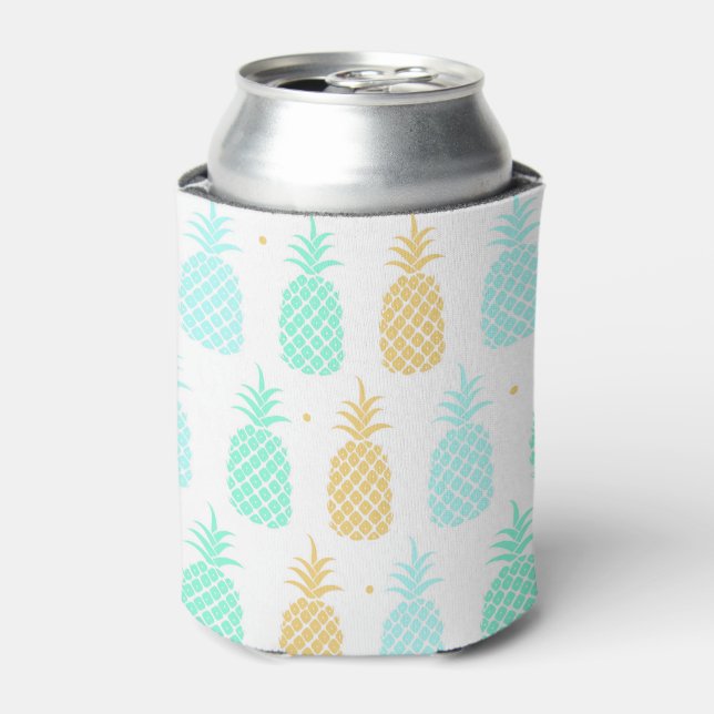 Colourful Pineapple Pattern Can Cooler (Can Front)