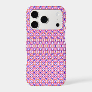 Colourful Pink and Purple Spanish-Style Tile Patte