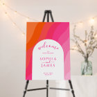 Colourful Pink Orange wedding 