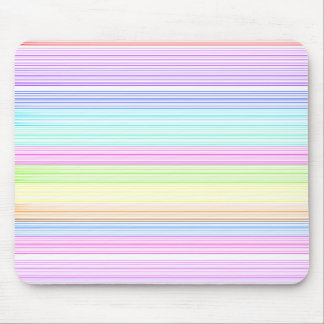 Colourful Pinstripes Mouse Pad