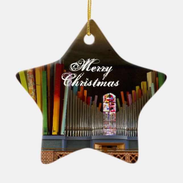 Colourful pipe organ ornament (Front)