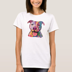 Colourful Pitbull T-Shirt