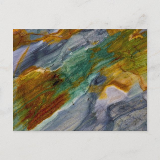 Colourful Piute Jasper Postcard (Front)