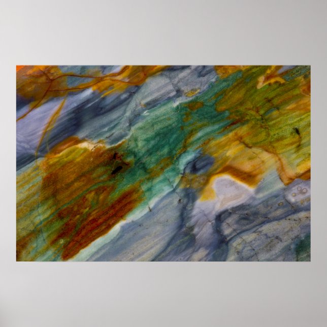 Colourful Piute Jasper Poster (Front)