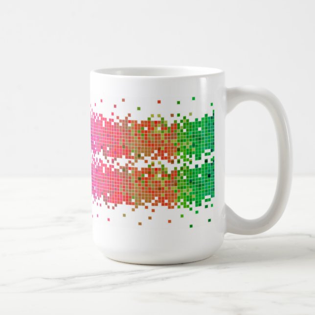 Colourful Pixels Coffee Mug (Right)