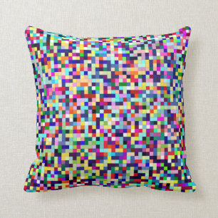 Colourful Pixels Cushion