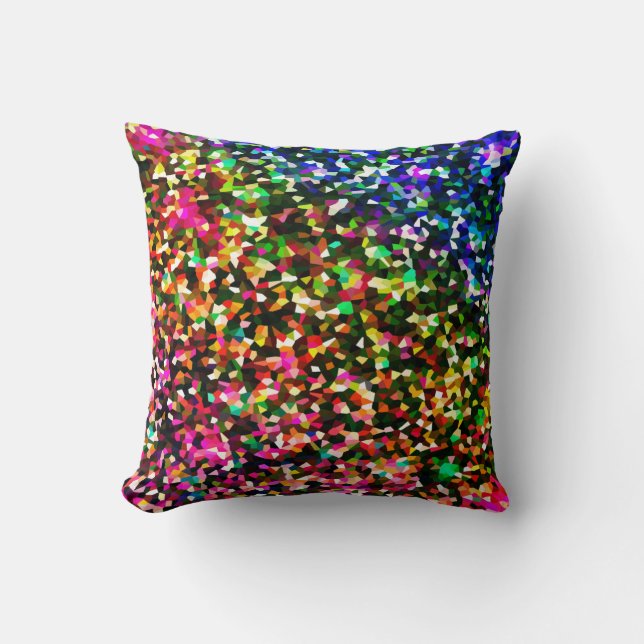 Colourful Pixels Pillow (Front)