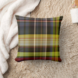 Colourful Plaid Decorative Pillow