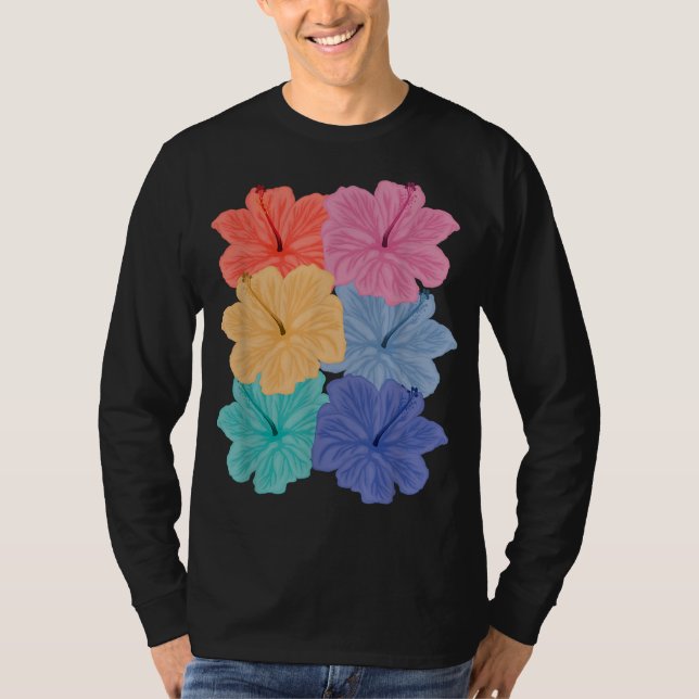 Colourful Plants Garden Flower Botanist Gardening  T-Shirt (Front)