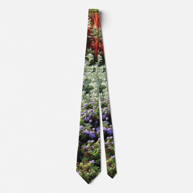 Colourful plants photographyTie Tie (Front)