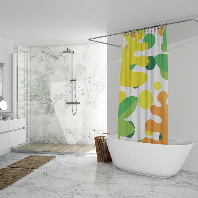 colourful plants shower curtain (Creator Uploaded)