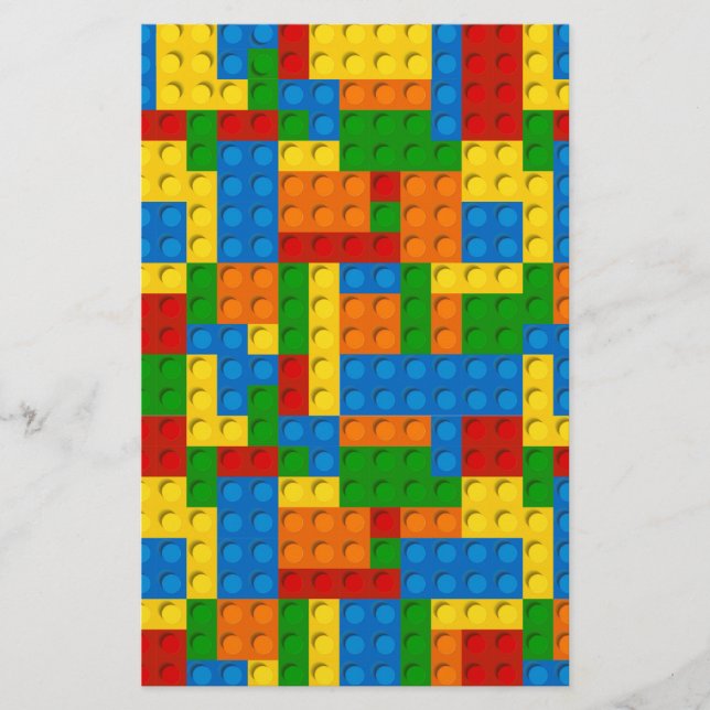 colourful plastic blocks stationery (Front)