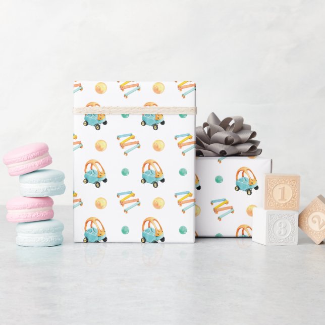 Colourful Playground  Wrapping Paper (Baby Shower)