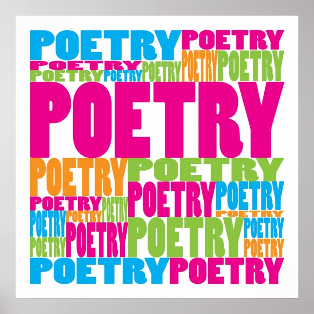 Colourful Poetry Poster (Front)